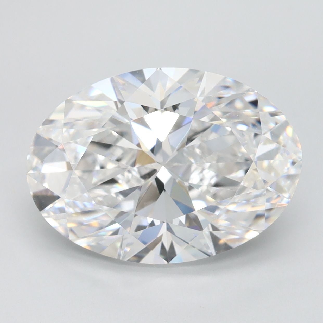 4.09 ct. oval Lab Grown Diamond front image