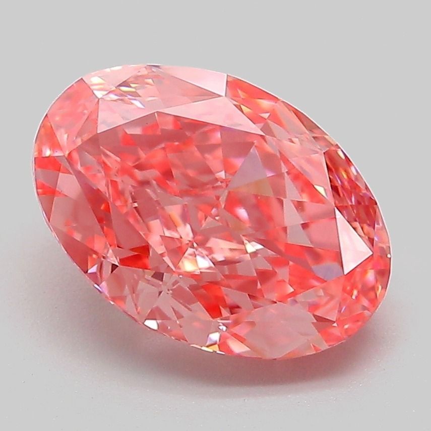 3.10 ct. oval Lab Grown Diamond front image