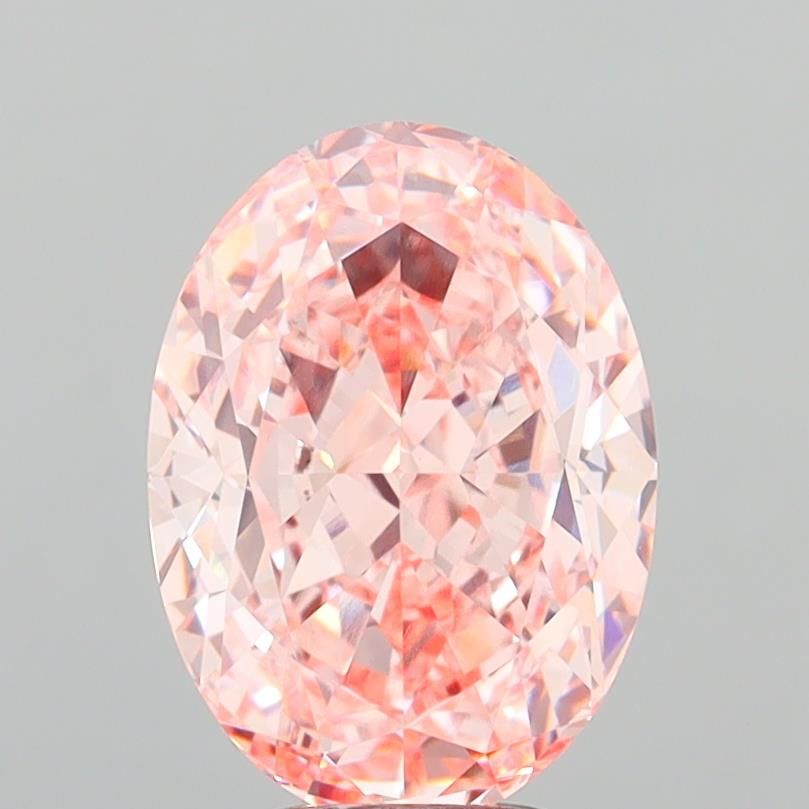6.10 ct. oval Lab Grown Diamond front image