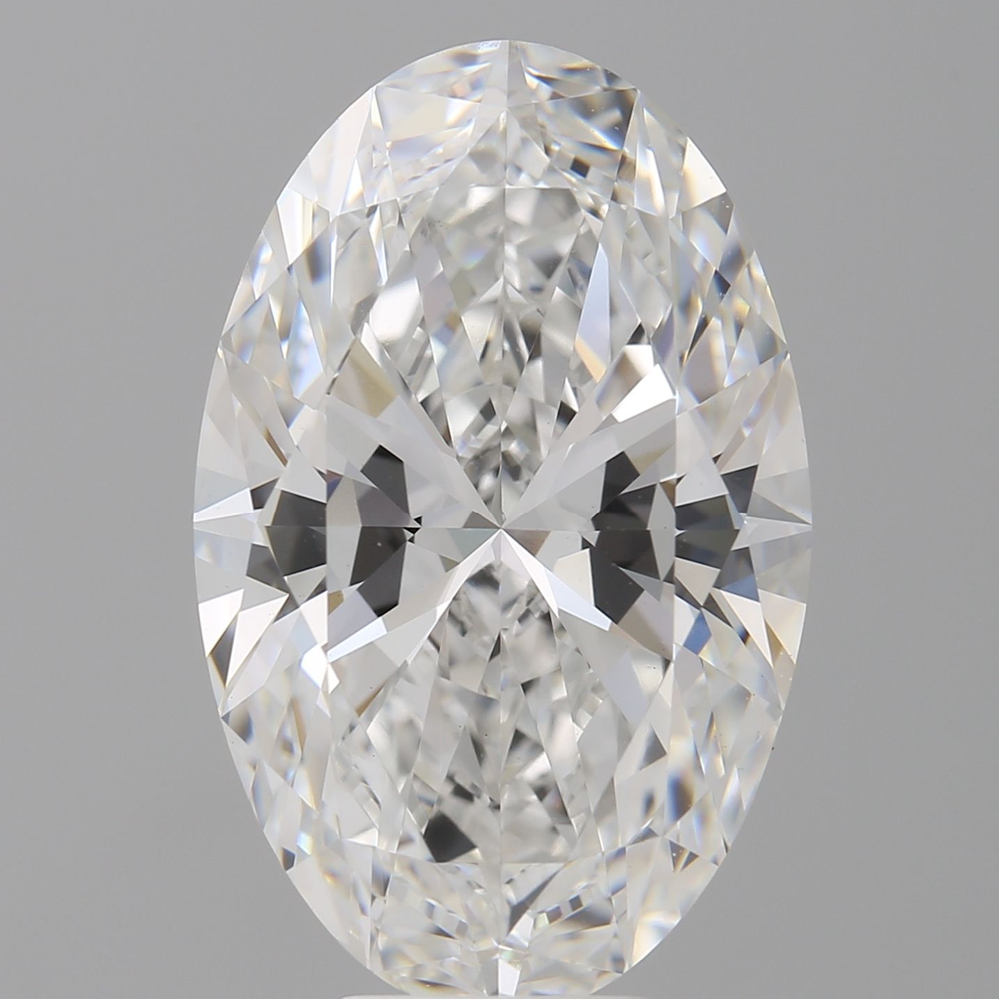 7.10 ct. oval Lab Grown Diamond front image