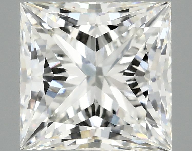 4.18 ct. princess Lab Grown Diamond front image