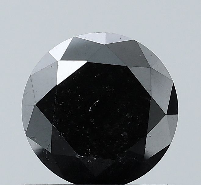 0.81 Carat Round Diamond Black VS1