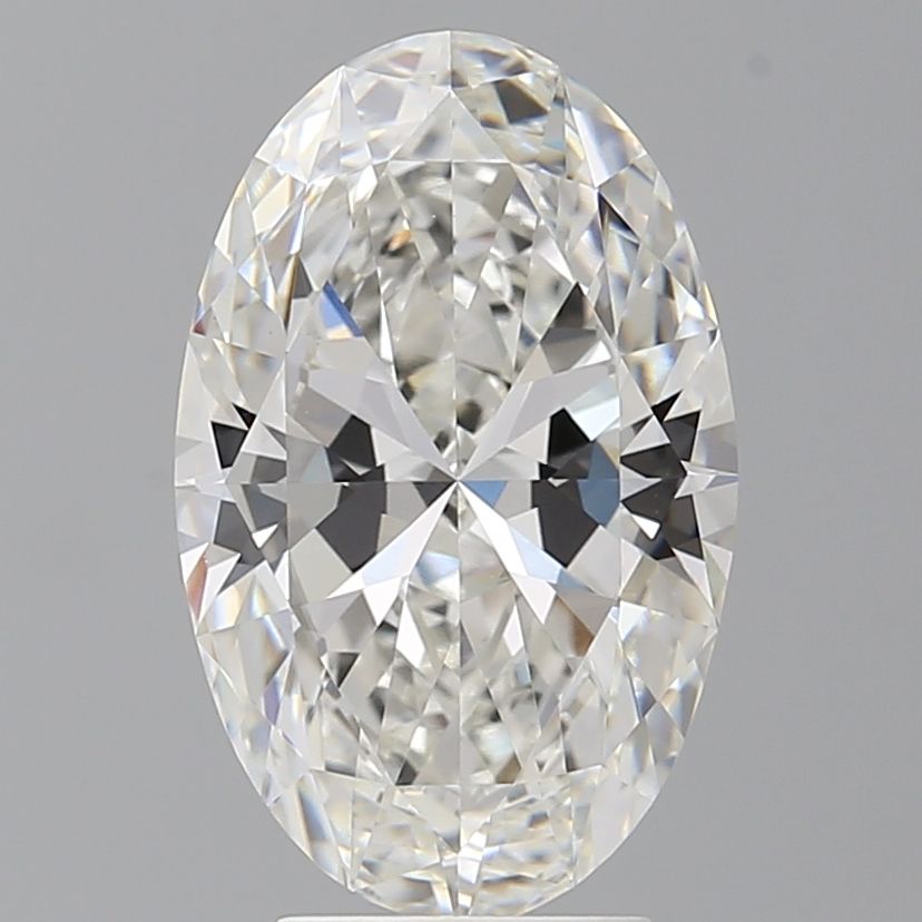 4.10 ct. oval Lab Grown Diamond front image