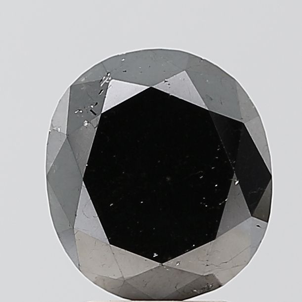 3.01 Carat Oval Diamond Black VS1