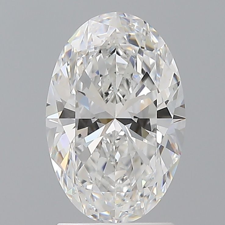 2.08 ct. oval Lab Grown Diamond front image