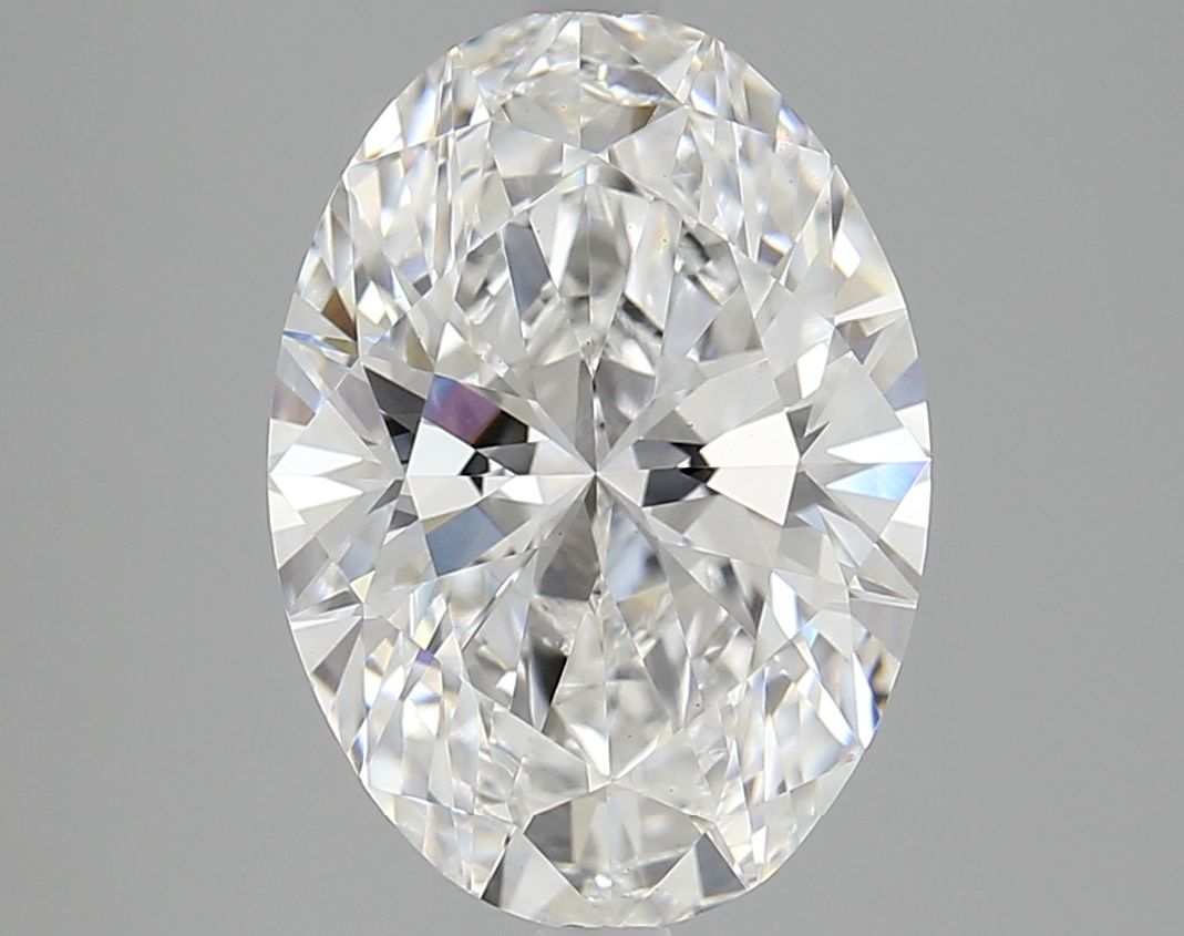 4.10 ct. oval Lab Grown Diamond front image