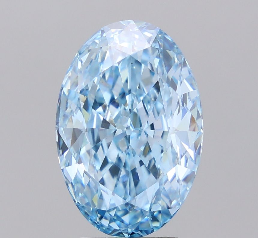 5.02 ct. oval Lab Grown Diamond front image