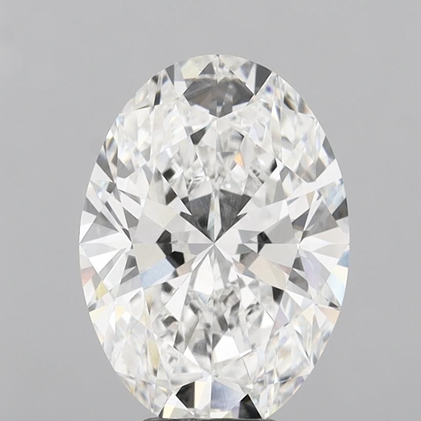 6.04 ct. oval Lab Grown Diamond front image