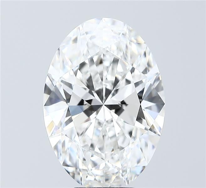 6.09 ct. oval Lab Grown Diamond front image