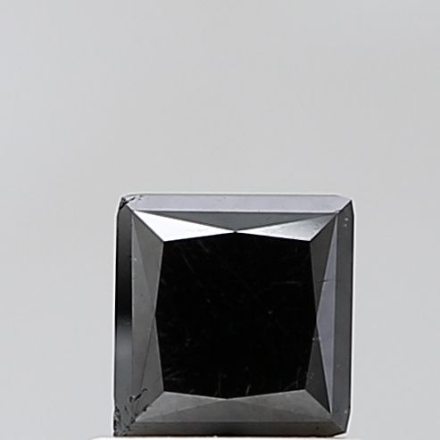 0.7 Carat Princess Diamond Black VS2