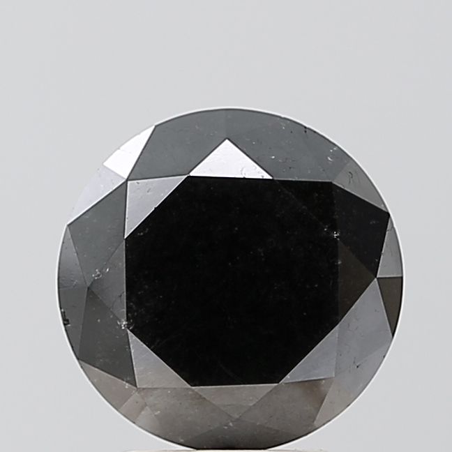 3 Carat Round Diamond Black VVS2