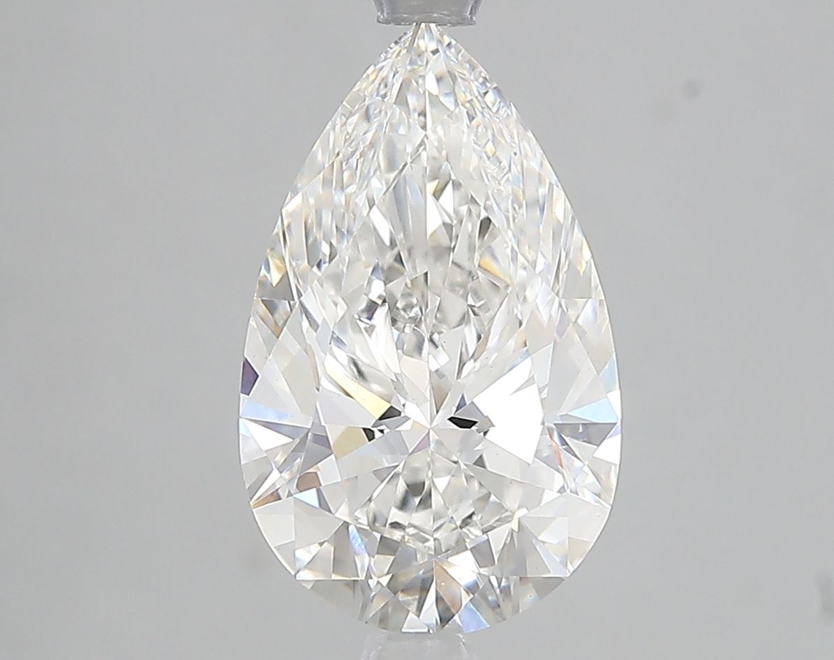 3.02 carat f VS1 EX Cut IGI pear diamond