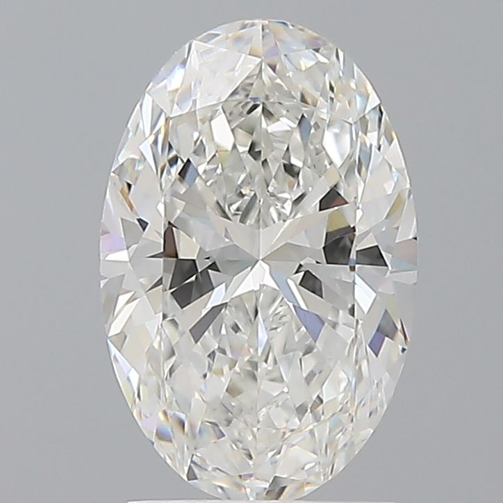 2.10 ct. oval Lab Grown Diamond front image