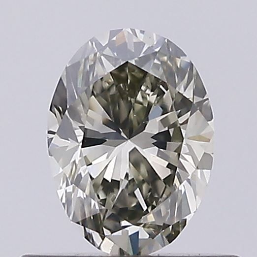 0.43ct Oval GREEN VS1