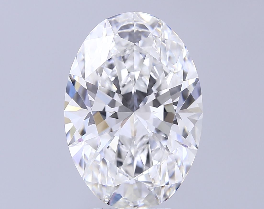 6.09 ct. oval Lab Grown Diamond front image