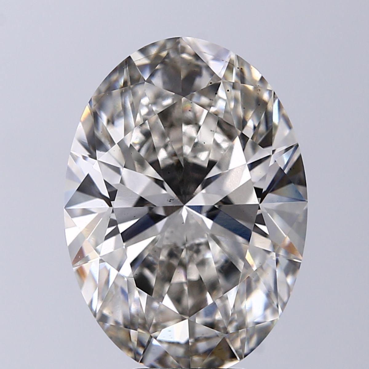 7.55 ct. oval Lab Grown Diamond front image