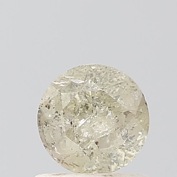 0.64 Carat Round Diamond Salt and Pepper I1
