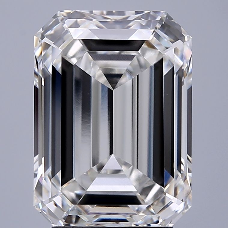 3.70 ct. emerald Lab Grown Diamond front image
