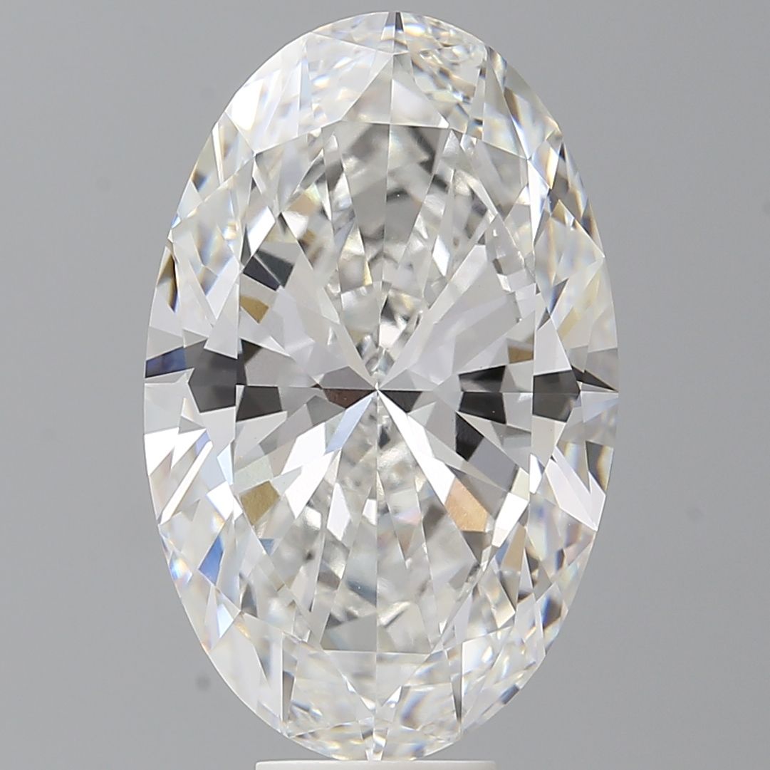 9.60 ct. oval Lab Grown Diamond front image