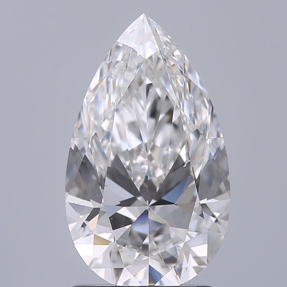 1.70 ct. pear Lab Grown Diamond front image