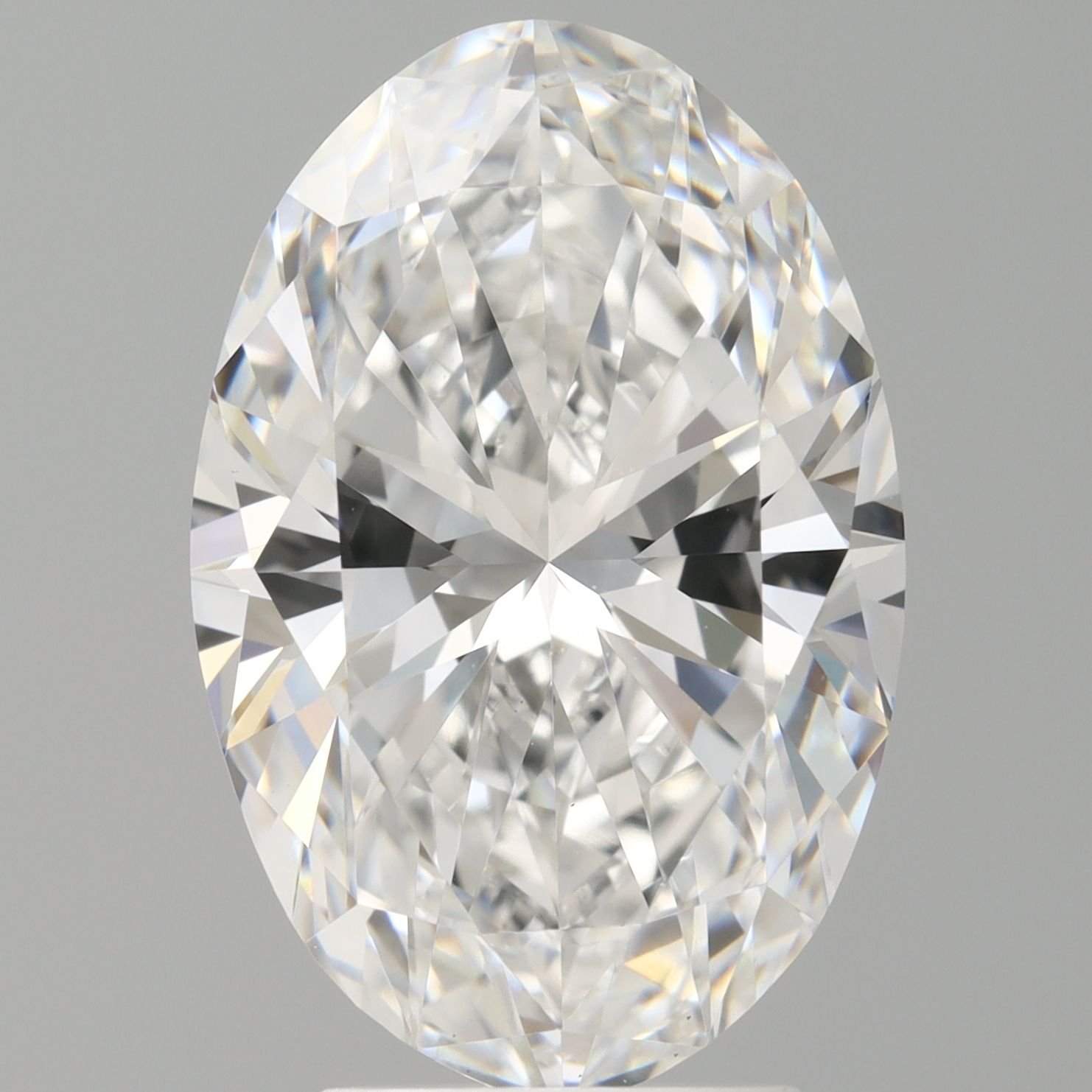 4.09 ct. oval Lab Grown Diamond front image