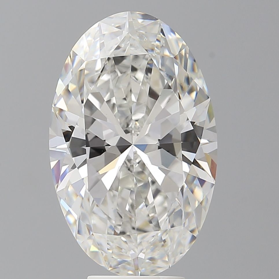 6.51 ct. oval Lab Grown Diamond front image