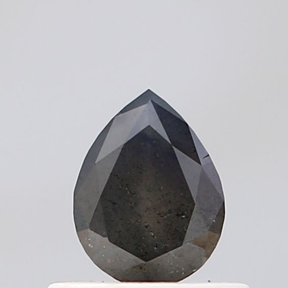 0.37 Carat Pear Diamond Salt and Pepper VS2