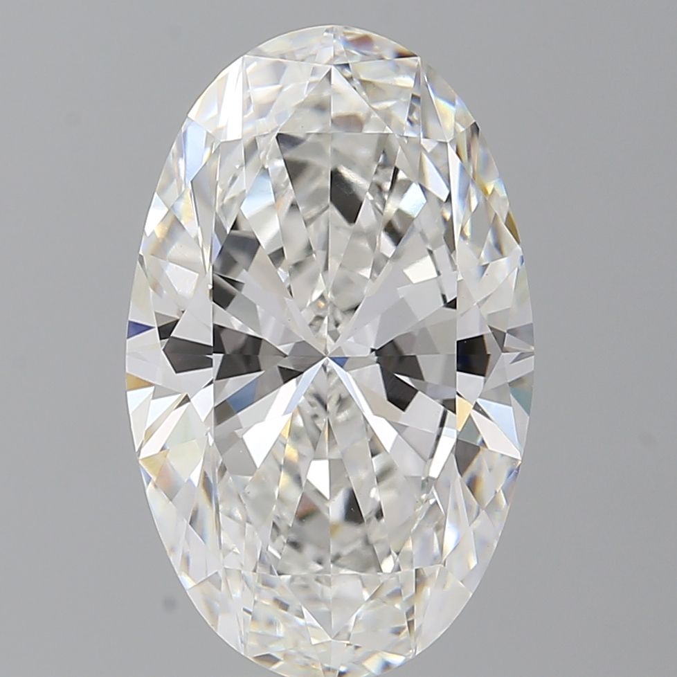 7.07 ct. oval Lab Grown Diamond front image