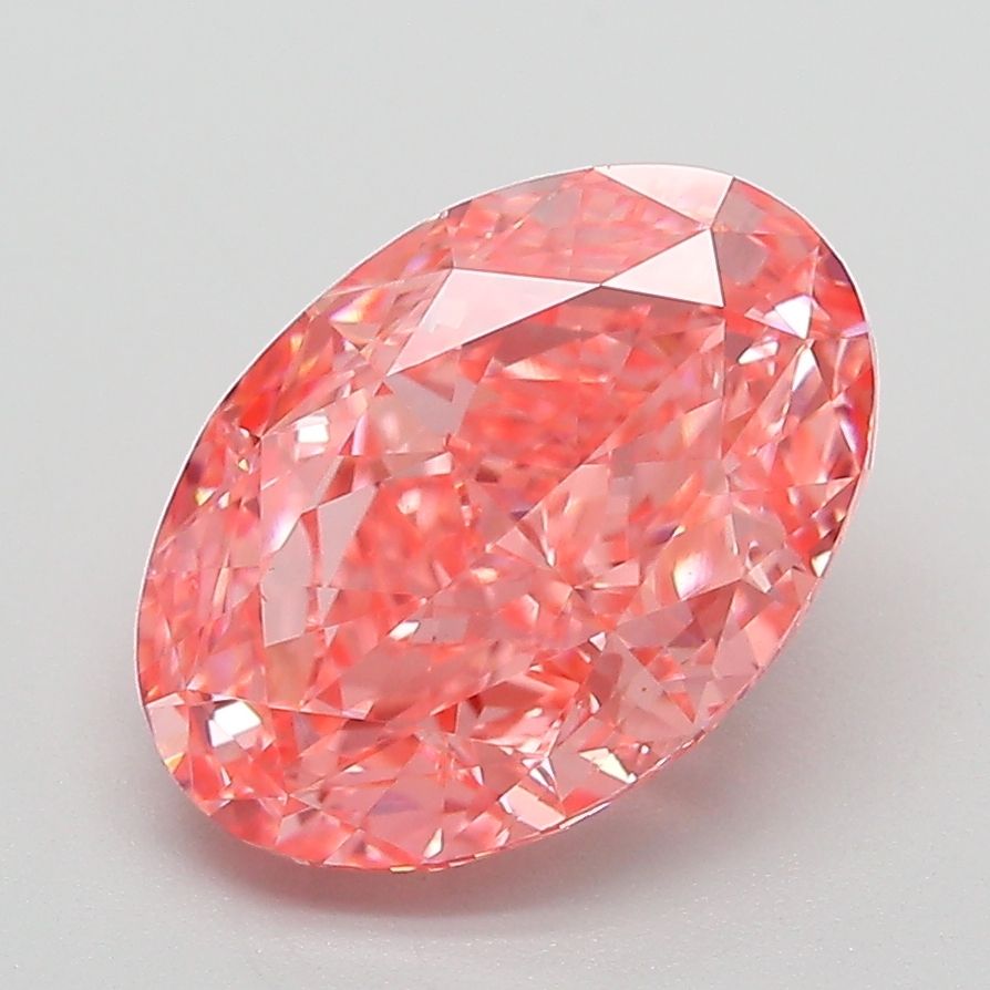 3.08 ct. oval Lab Grown Diamond front image