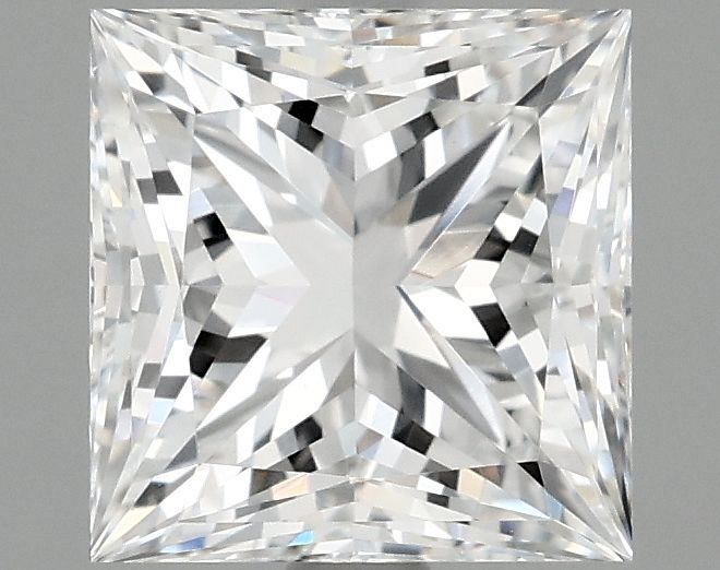 2.10 ct. princess Lab Grown Diamond front image