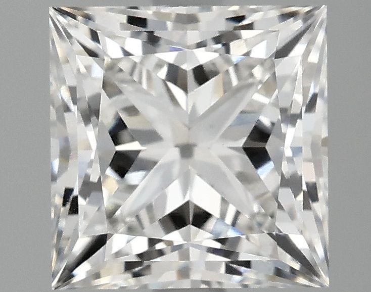 2.10 ct. princess Lab Grown Diamond front image