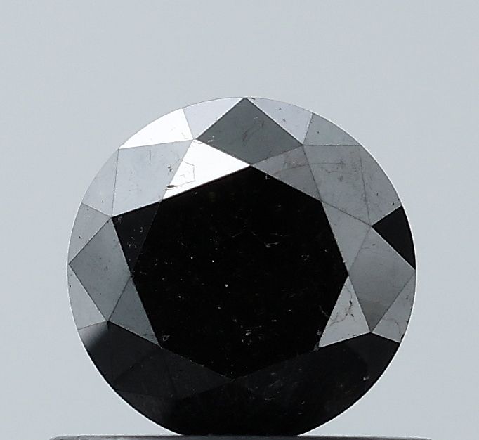 0.79 Carat Round Diamond Black VS1