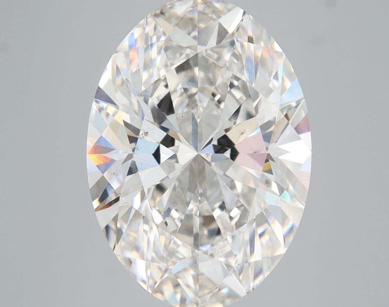 5.80 ct. oval Lab Grown Diamond front image