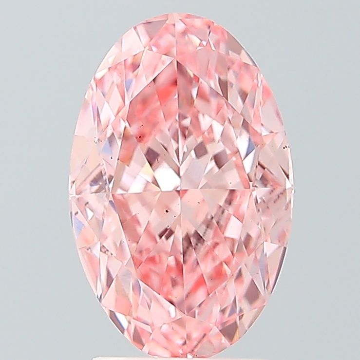 2.72 ct. oval Lab Grown Diamond front image