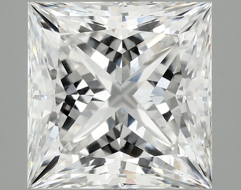 4.19 ct. princess Lab Grown Diamond front image