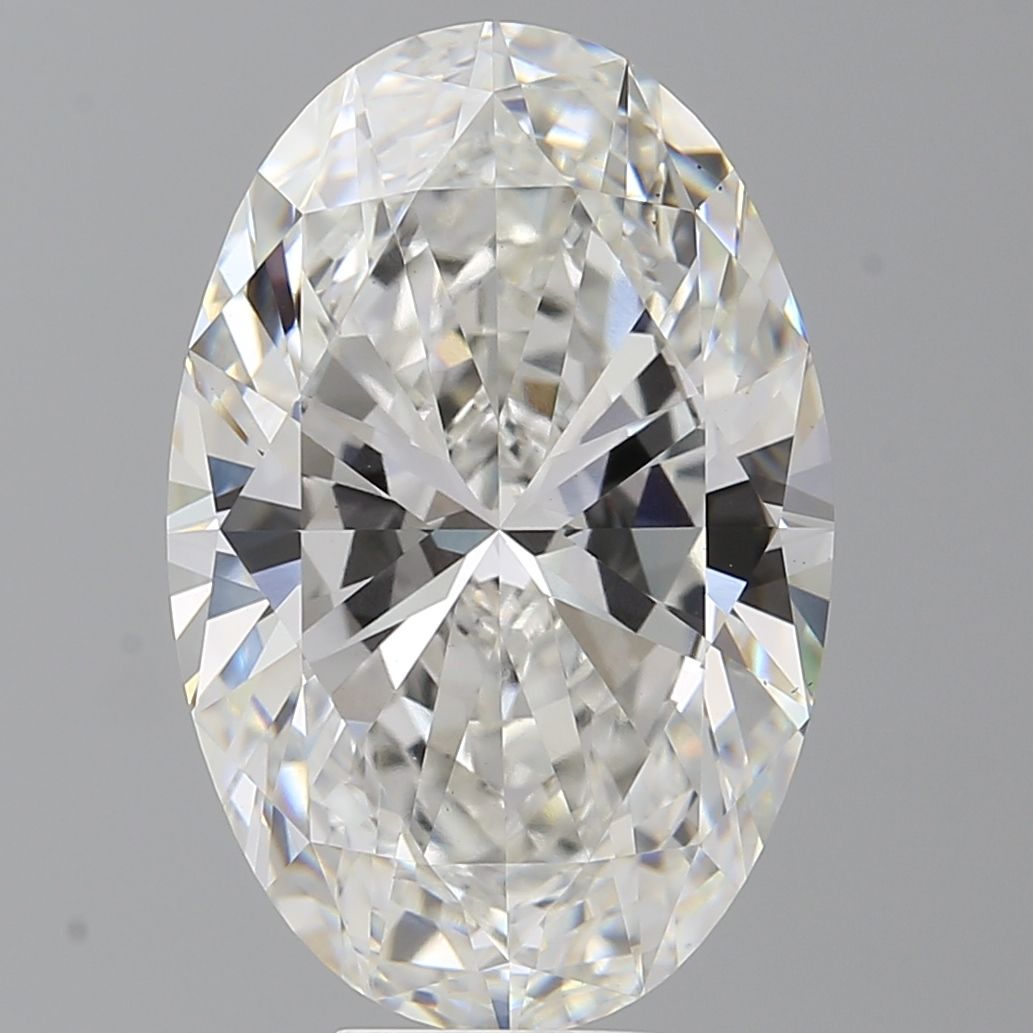 9.59 ct. oval Lab Grown Diamond front image