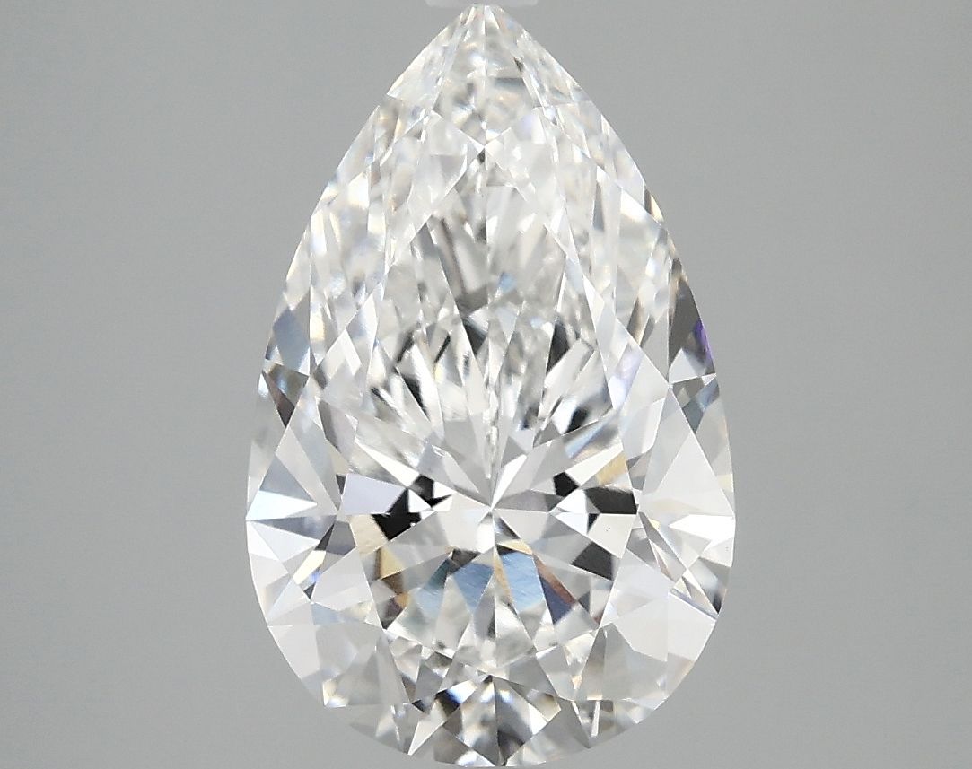 3.08 carat f VS1 EX Cut IGI pear diamond