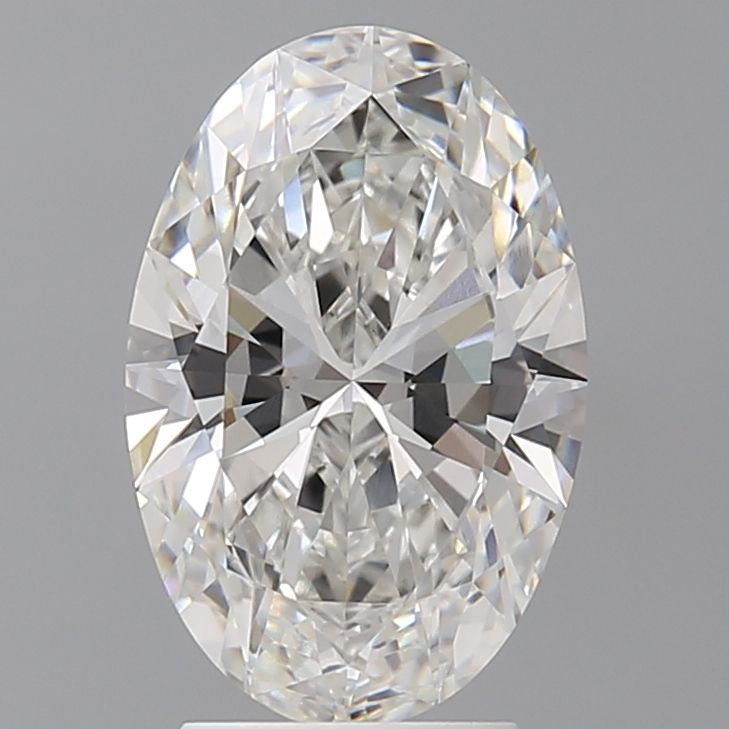 3.08 ct. oval Lab Grown Diamond front image