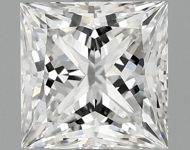 2.10 ct. princess Lab Grown Diamond front image
