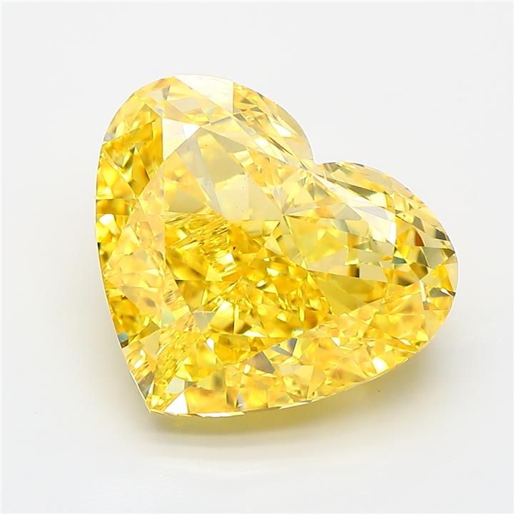 7.06 ct. heart Lab Grown Diamond front image