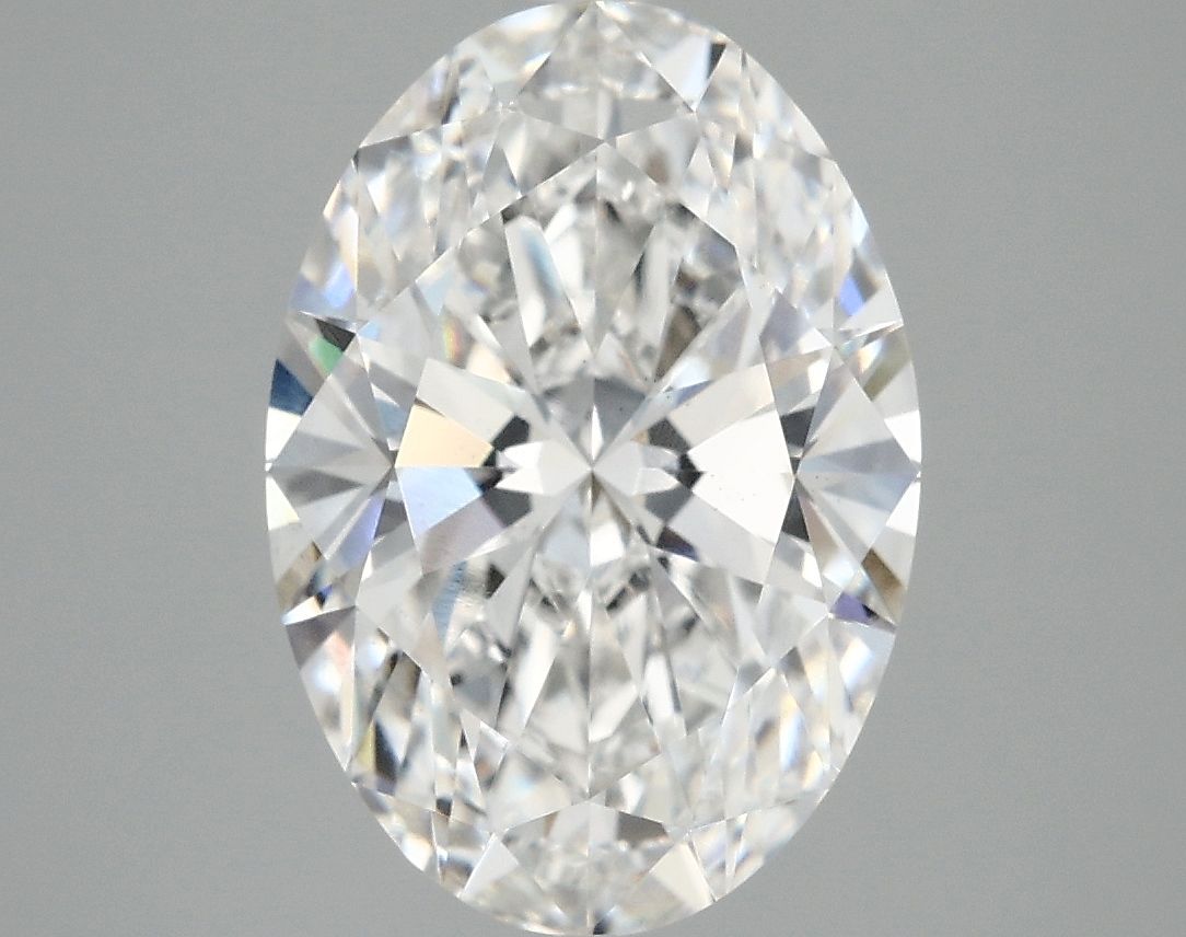 4.10 ct. oval Lab Grown Diamond front image
