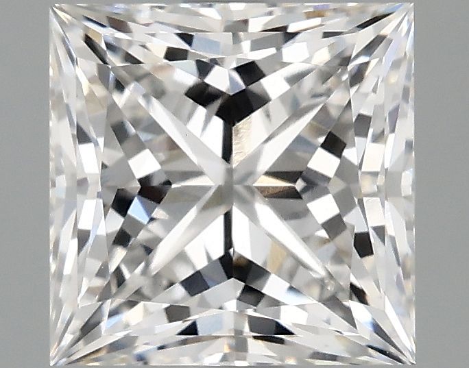 2.10 ct. princess Lab Grown Diamond front image
