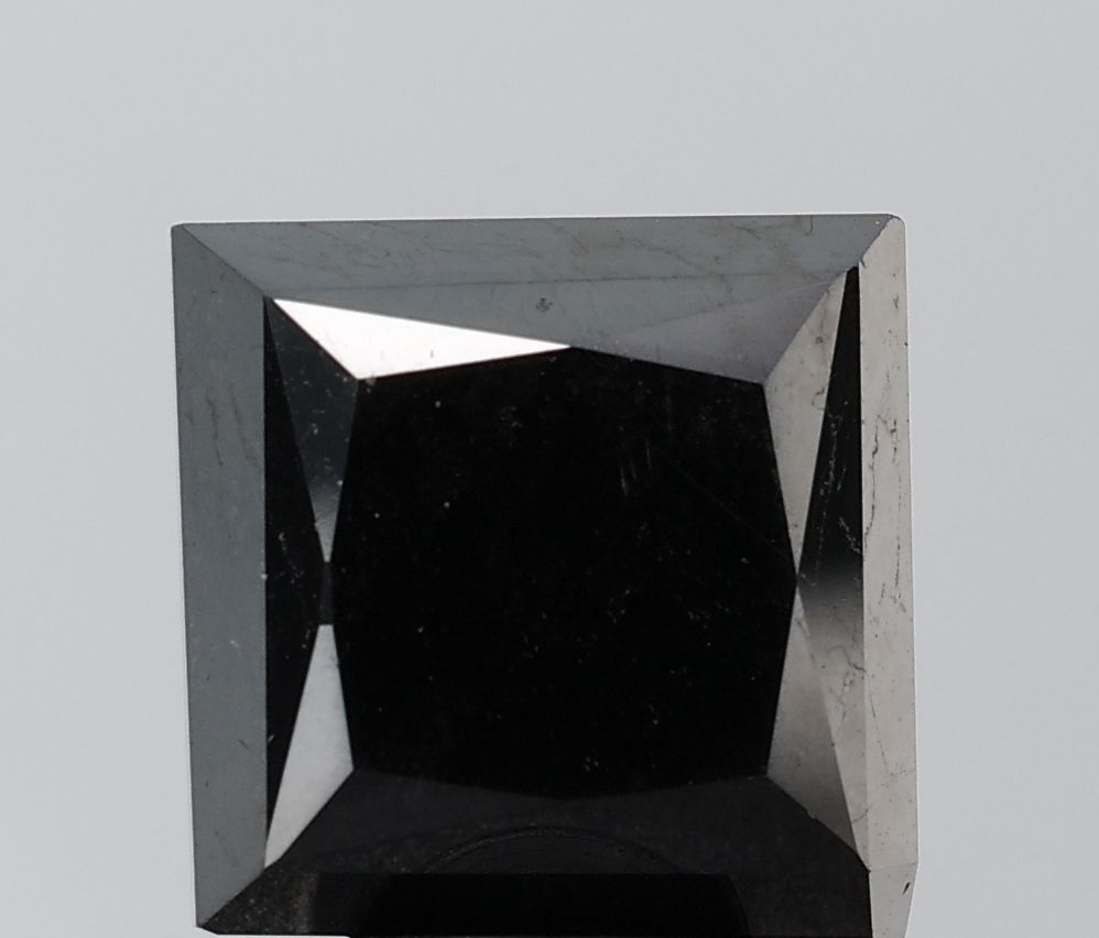 9.73 Carat Princess Diamond Black VS1