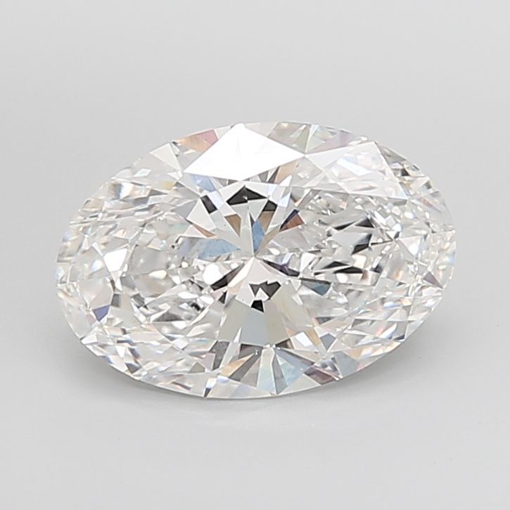 6.07 ct. oval Lab Grown Diamond front image