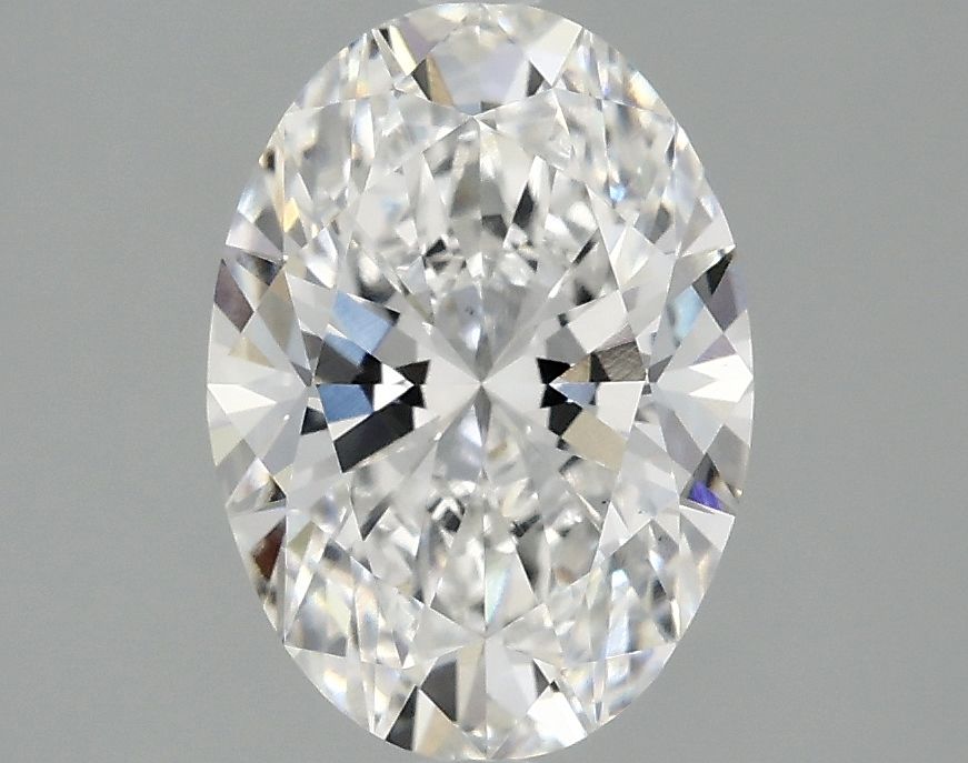 2.10 ct. oval Lab Grown Diamond front image
