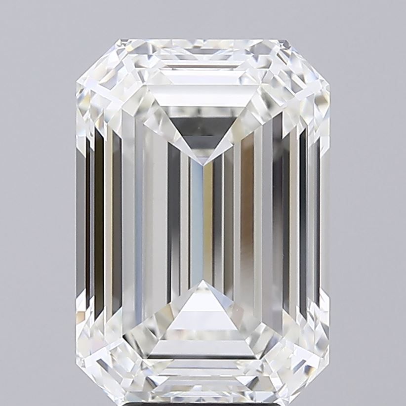 6.17 ct. emerald Lab Grown Diamond front image