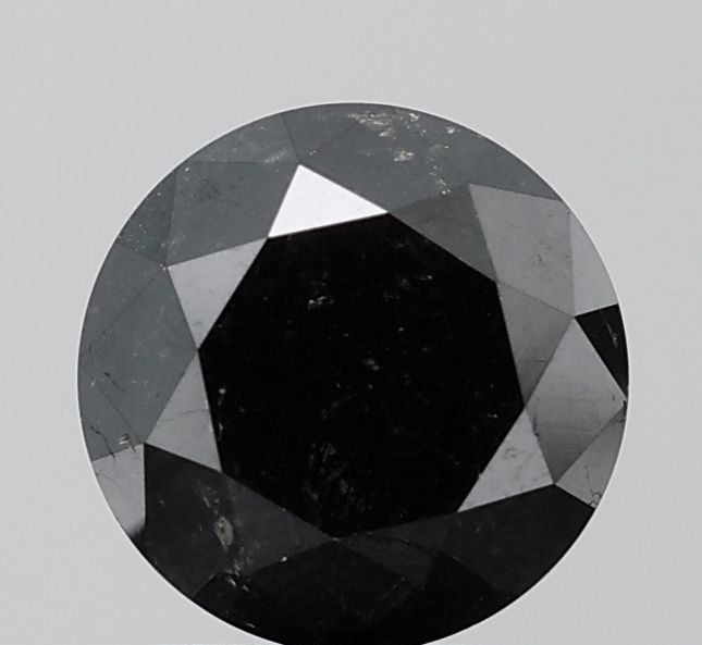 2.38 Carat Round Diamond Black VS1