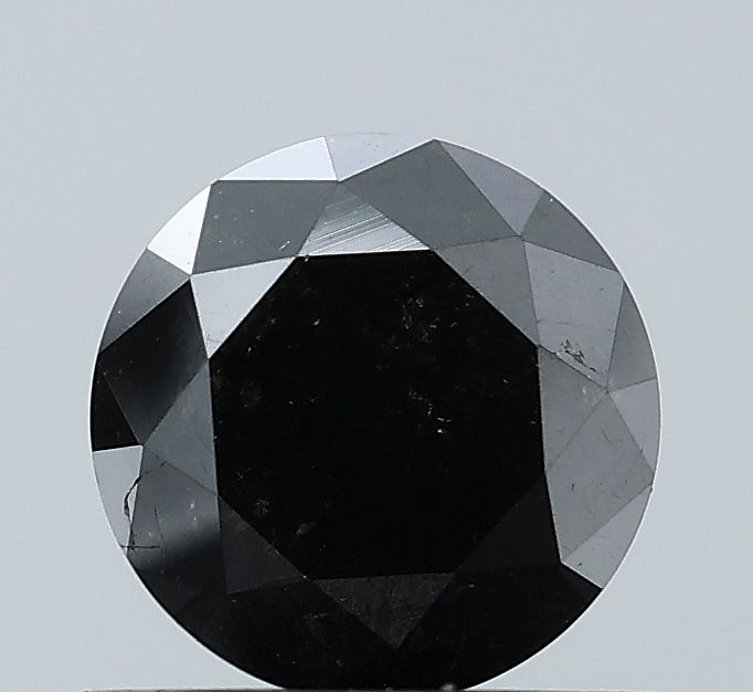 0.78 Carat Round Diamond Black VS1