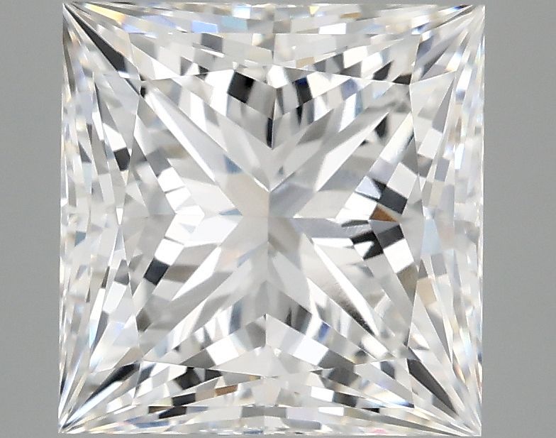4.18 ct. princess Lab Grown Diamond front image