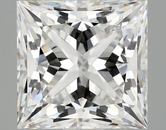 2.10 ct. princess Lab Grown Diamond front image